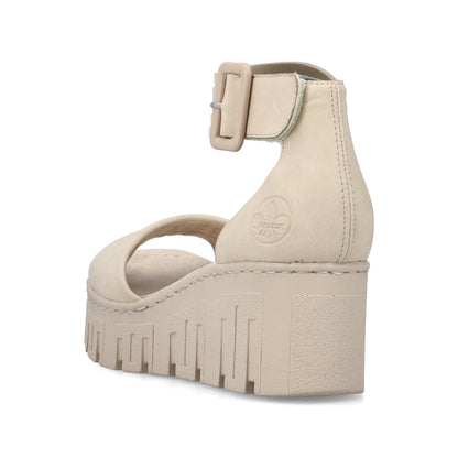Rieker Ladies Flatform Ladies Sandal