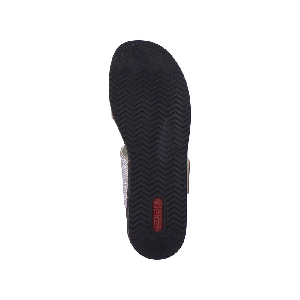 Rieker Ladies Flatform Adjustable Sandal