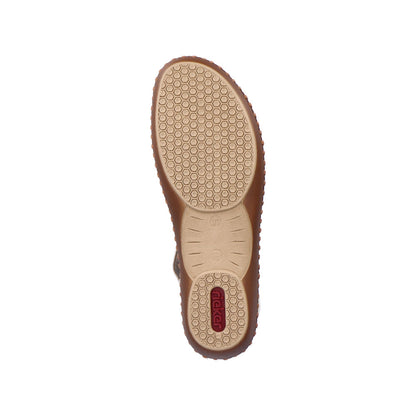 Rieker Ladies T Bar Closed Toe Sandal