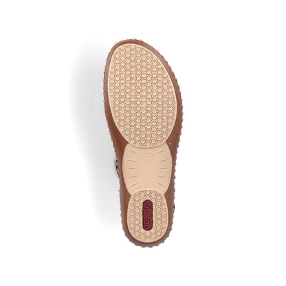 Rieker Ladies T Bar Closed Toe Sandal