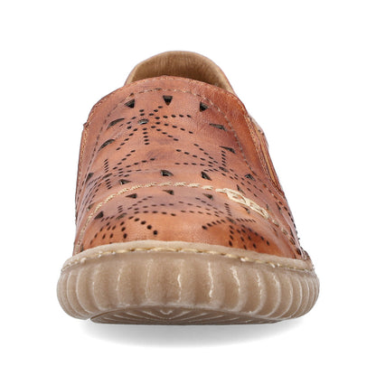 Rieker Ladies Laser Cut Flat Shoe