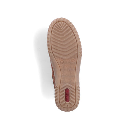 Rieker Ladies Laser Cut Flat Shoe
