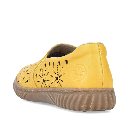 Rieker Ladies Laser Cut Flat Shoe