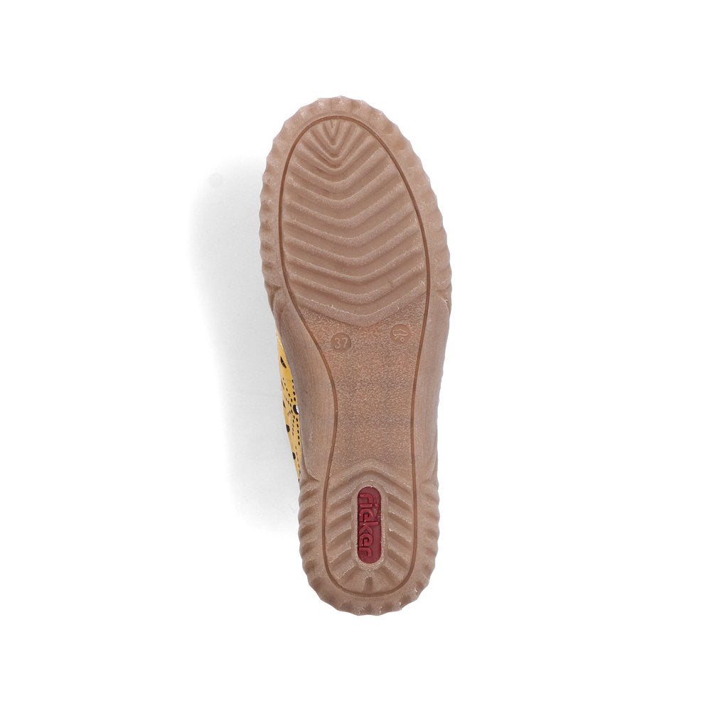 Rieker Ladies Laser Cut Flat Shoe