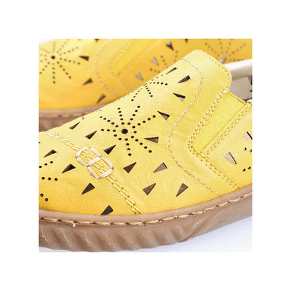 Rieker Ladies Laser Cut Flat Shoe