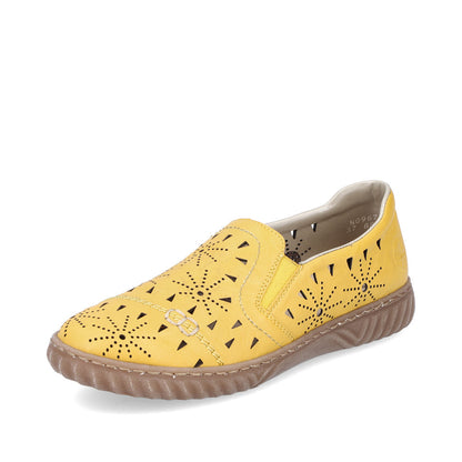 Rieker Ladies Laser Cut Flat Shoe