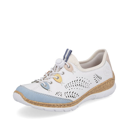 Rieker Ladies Bungee Tie Casual Shoe