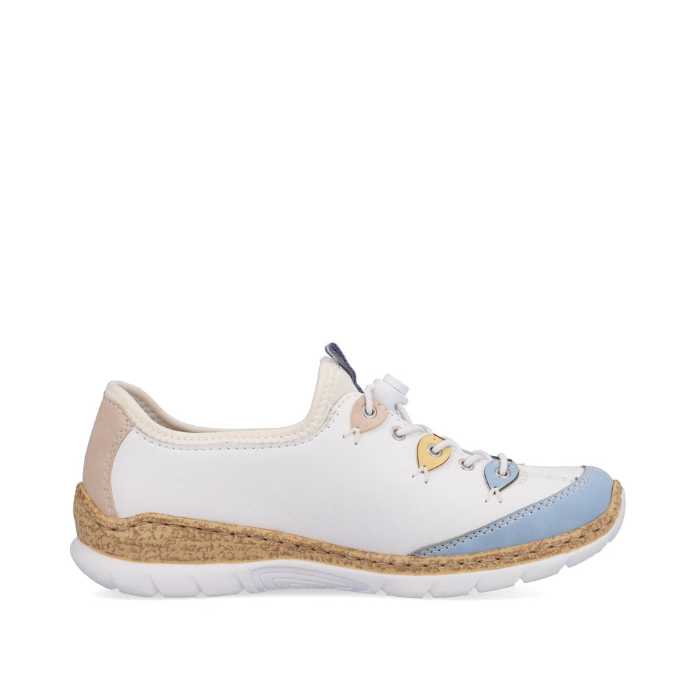 Rieker Ladies Bungee Tie Casual Shoe