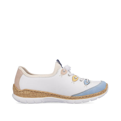 Rieker Ladies Bungee Tie Casual Shoe