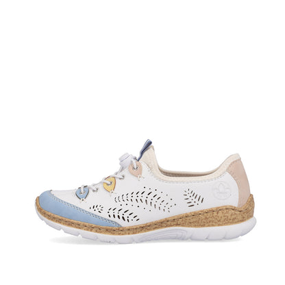 Rieker Ladies Bungee Tie Casual Shoe