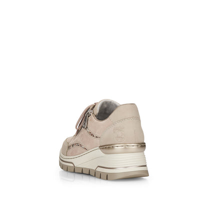 Rieker Ladies Wedge Heel Lace Up Sneaker