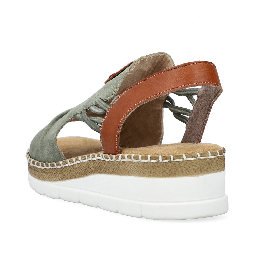 Rieker Ladies High Fronted Sandal