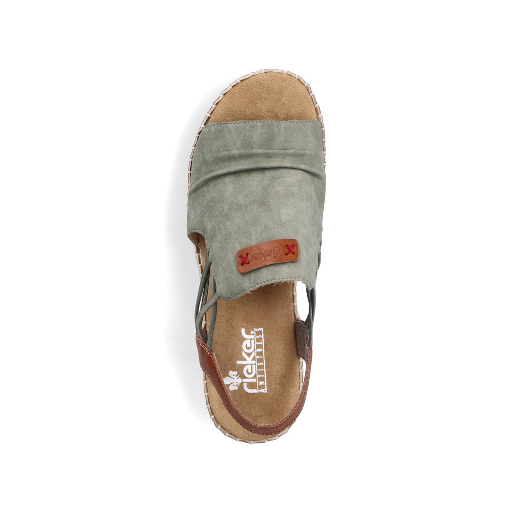 Rieker Ladies High Fronted Sandal