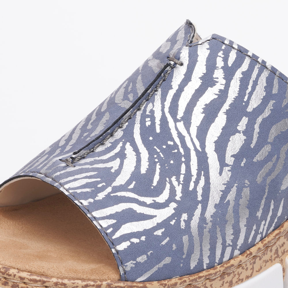 Rieker Ladies Backless Slip On Sandal