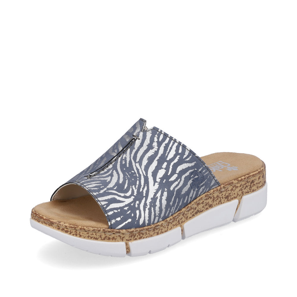 Rieker Ladies Backless Slip On Sandal