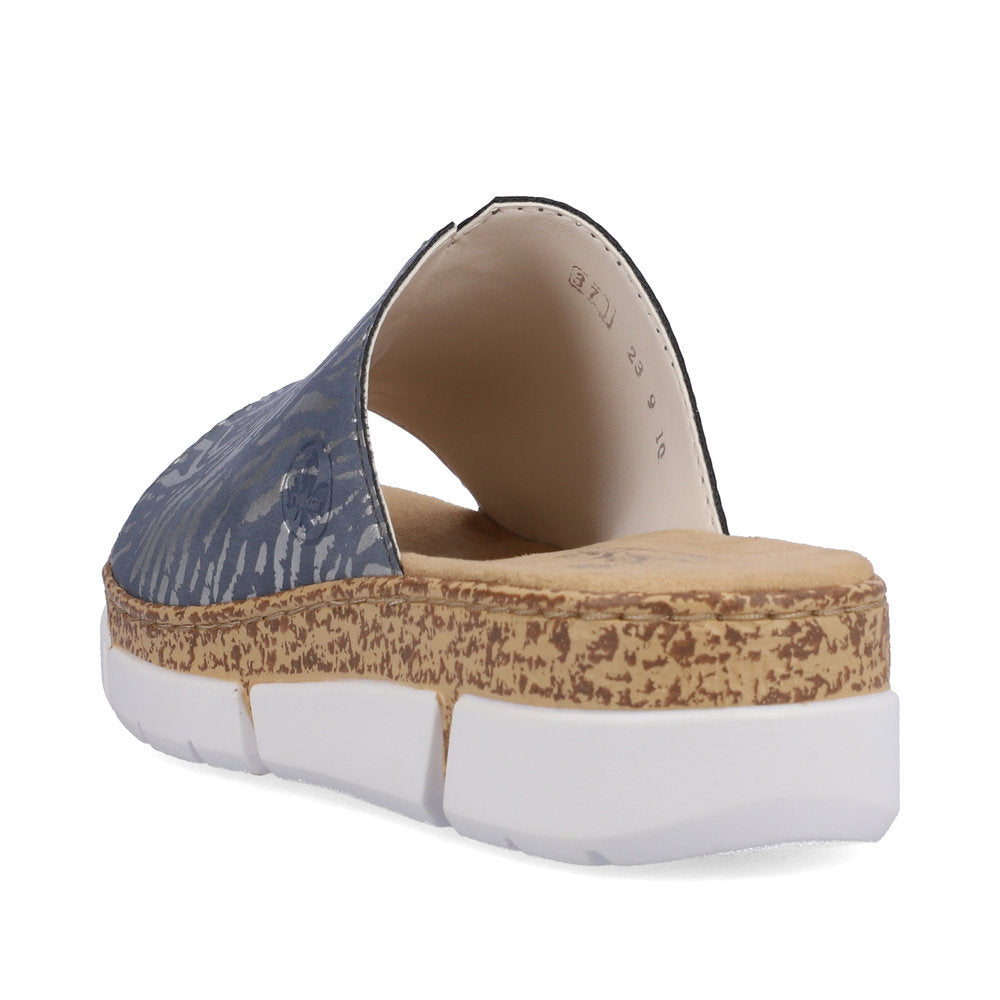 Rieker Ladies Backless Slip On Sandal