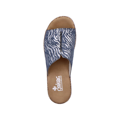 Rieker Ladies Backless Slip On Sandal