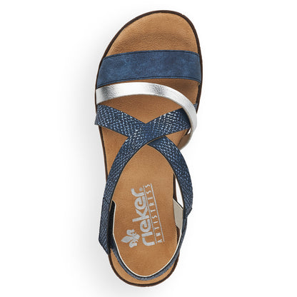 Rieker Ladies Cross Strap Sandal