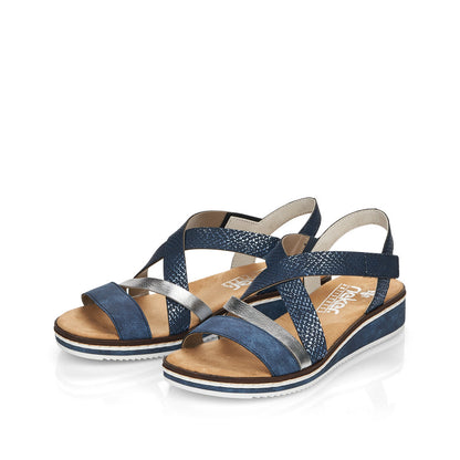Rieker Ladies Cross Strap Sandal