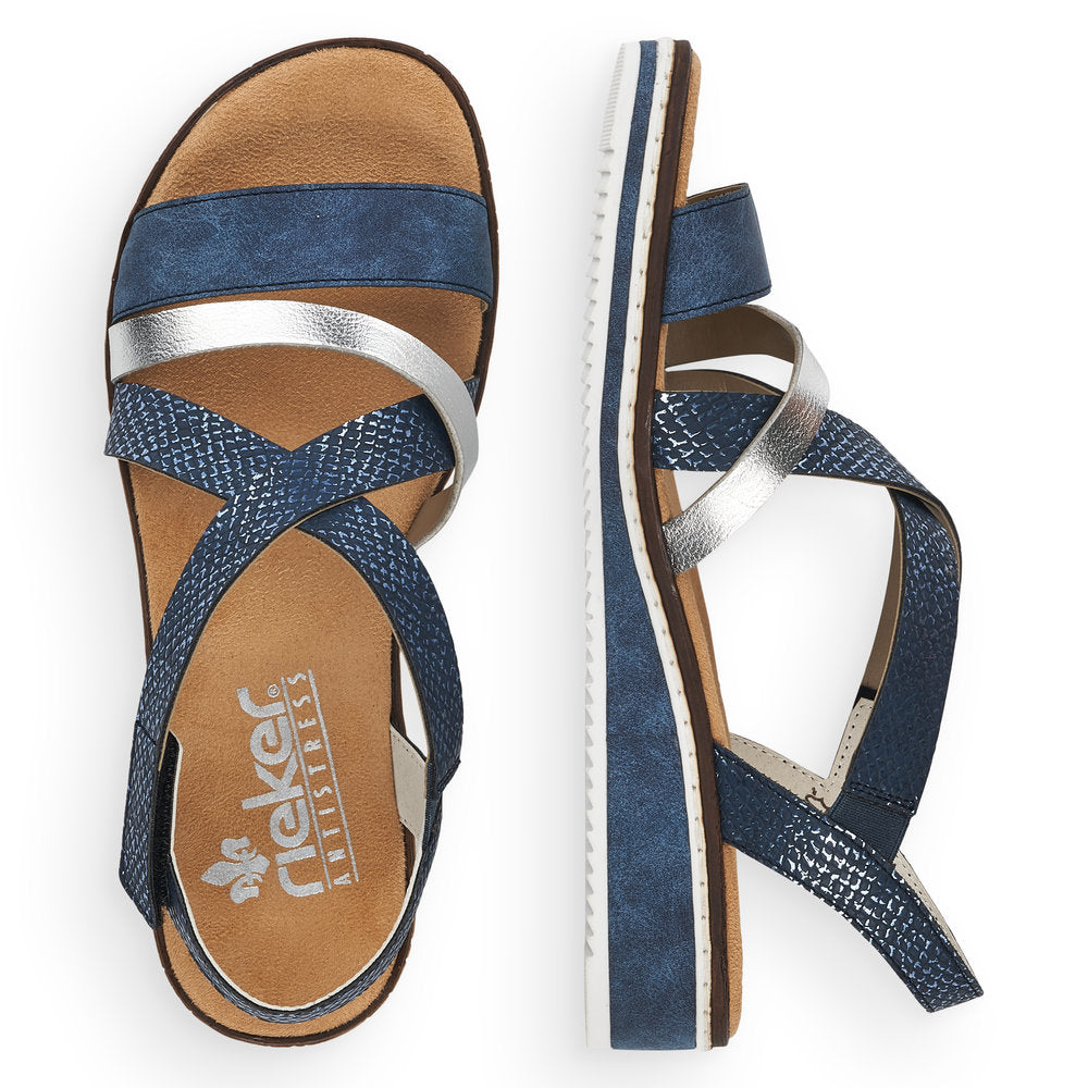Rieker Ladies Cross Strap Sandal
