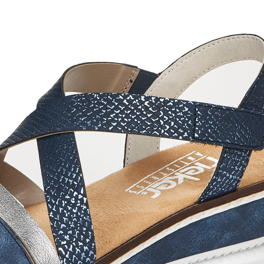 Rieker Ladies Cross Strap Sandal