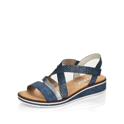 Rieker Ladies Cross Strap Sandal