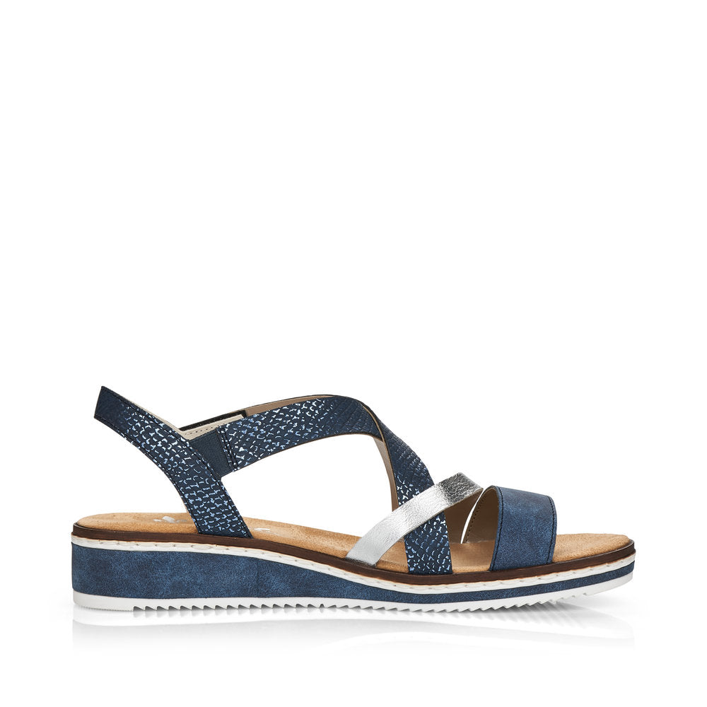Rieker Ladies Cross Strap Sandal