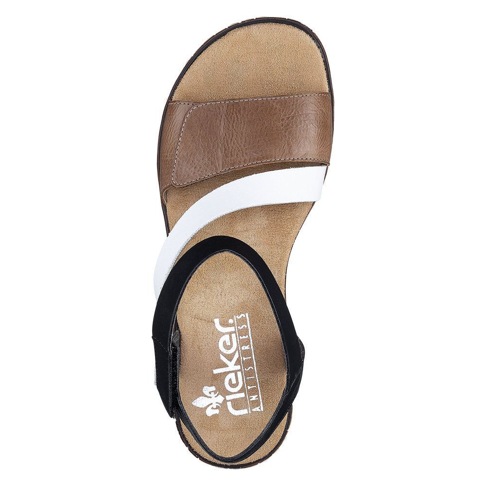 Rieker Ladies Cross Strap Adjustable Sandal