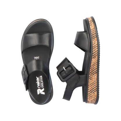 Rieker Evolution Ladies Ankle Strap Sandal