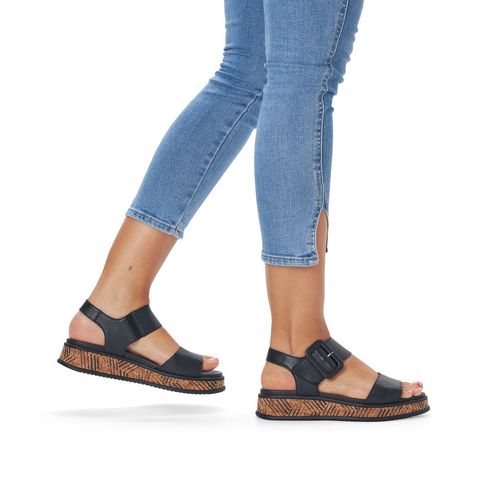 Rieker Evolution Ladies Ankle Strap Sandal