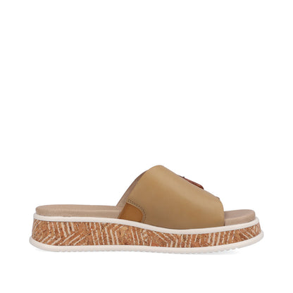 Rieker Evolution Ladies Buckle Trim Backless Sandal