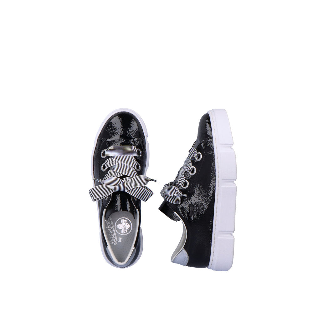 Rieker Ladies Ribbon Lace Sneaker