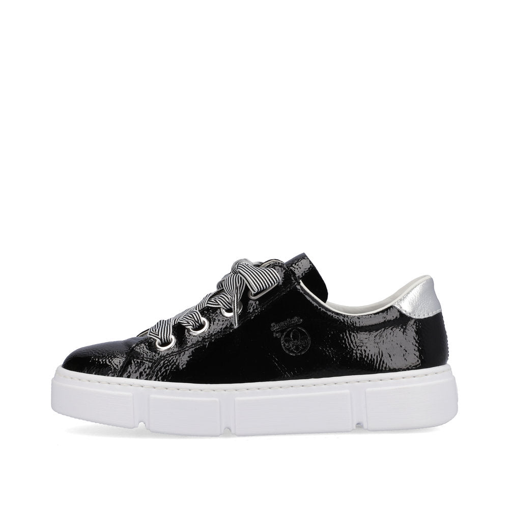 Rieker Ladies Ribbon Lace Sneaker