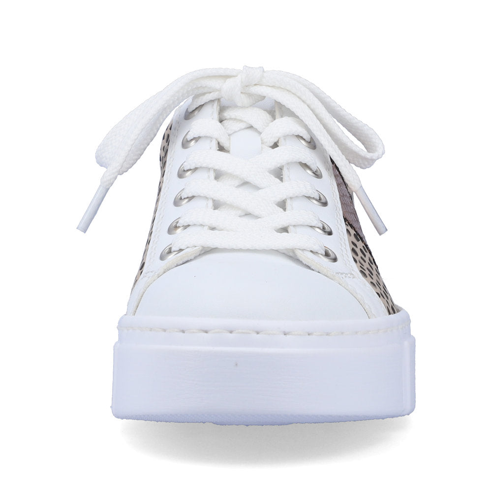 Rieker Ladies Patchwork Lace Up Sneaker
