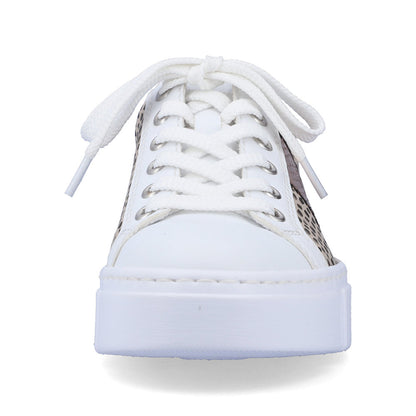 Rieker Ladies Patchwork Lace Up Sneaker