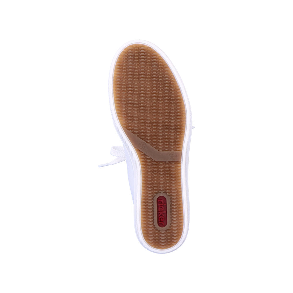 Rieker Ladies Zip Sided Lace Up Sneaker