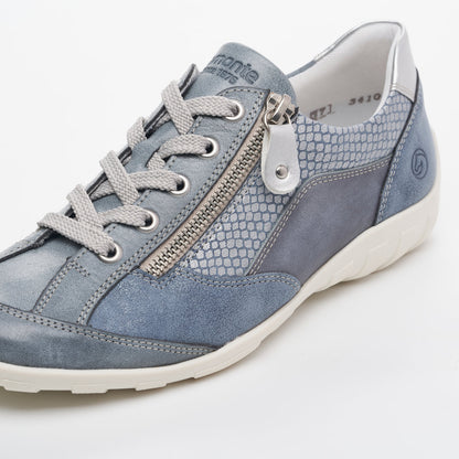 Remonte Ladies Zip Sided Lace Up casual Shoe