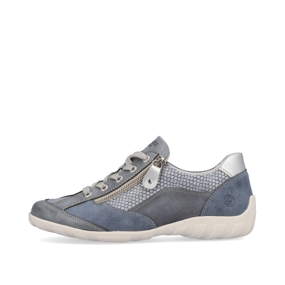 Remonte Ladies Zip Sided Lace Up casual Shoe