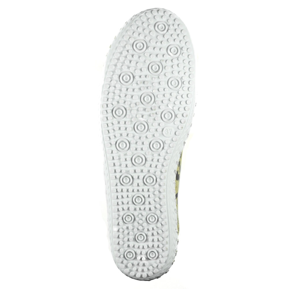Lunar St Ives Ladies Ocelot Print Casual Shoe