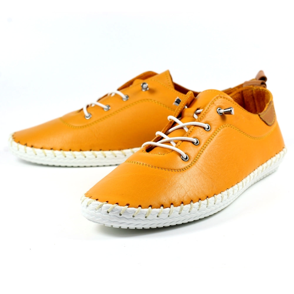 Lunar St Ives Ladies Elastic Lace Soft Casual