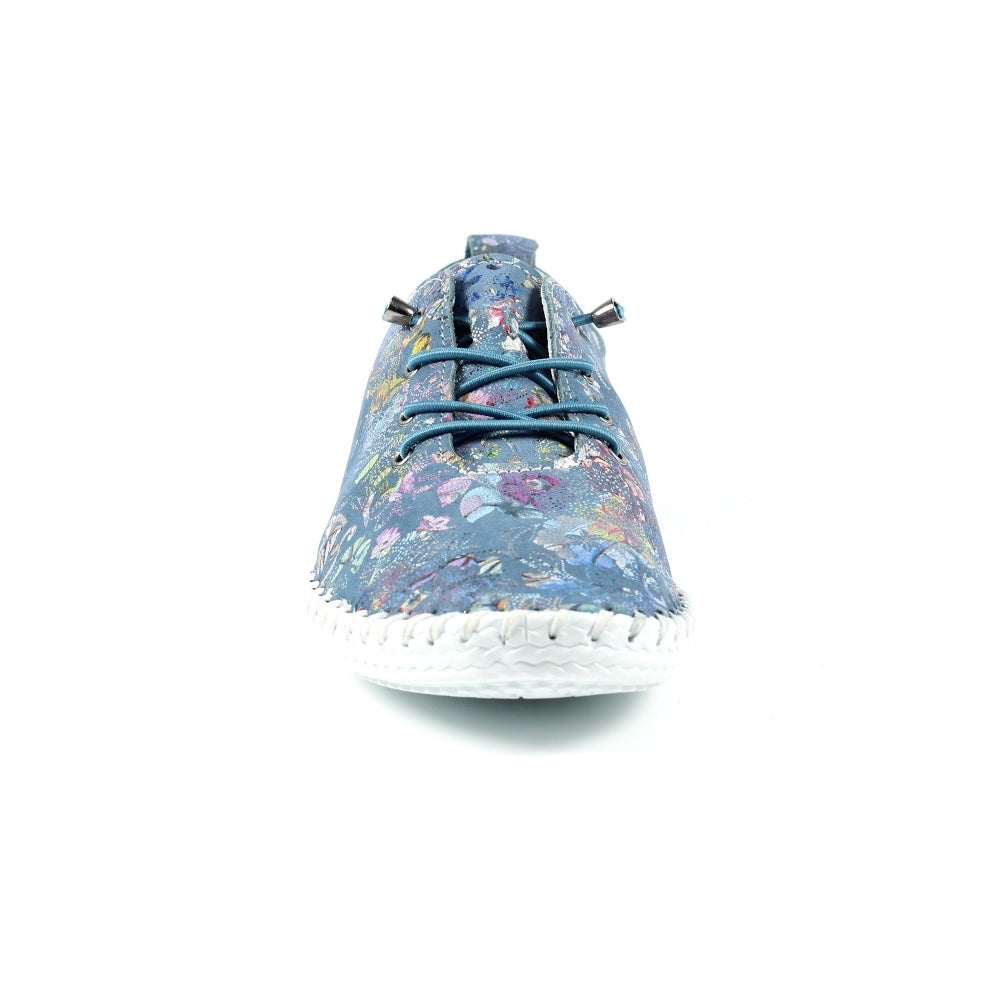 Lunar Exbury Ladies Floral Print soft Casual Shoe