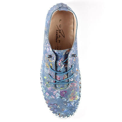 Lunar Exbury Ladies Floral Print soft Casual Shoe