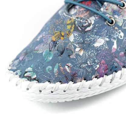 Lunar Exbury Ladies Floral Print soft Casual Shoe