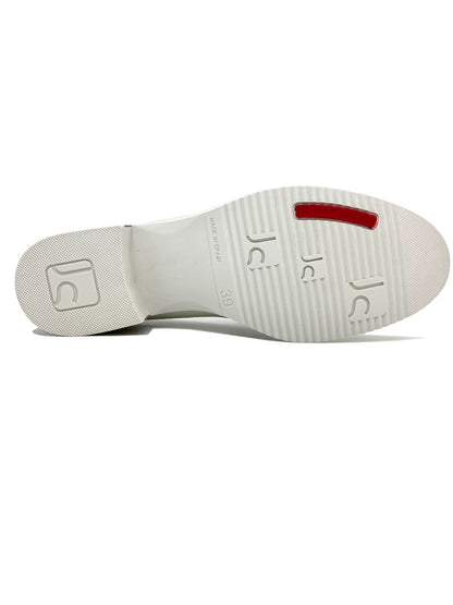 Jose Saenz Zebra Heeled Loafer