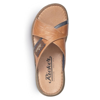 Rieker Men's Slip On Padded Sandal