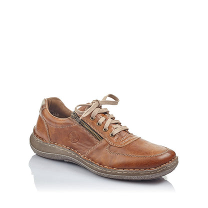 Rieker Men's Lace Up Tan Shoe
