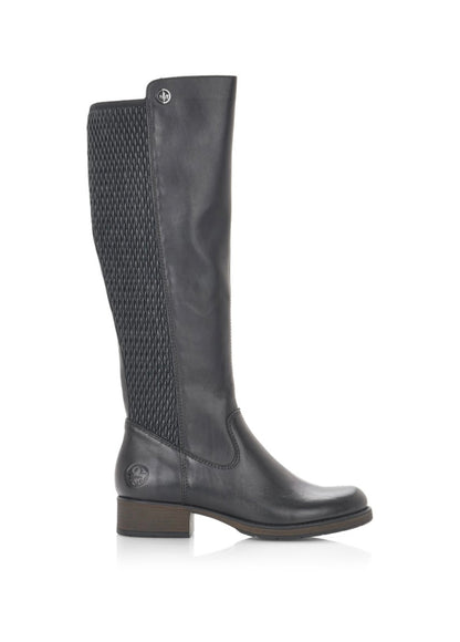 Rieker Ladies Knee High Zip Sided Boot