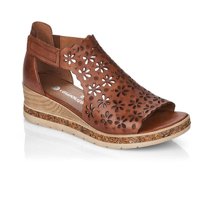 Remonte Ladies Cork wedge Gladiator Sandal