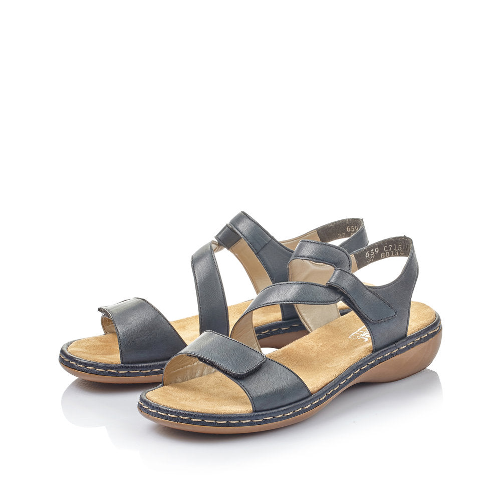 Rieker Ladies Adjust Strap Sandal