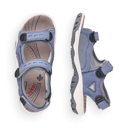 Rieker Ladies Walking Sandal Adjustable Straps